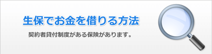 契約者貸付制度